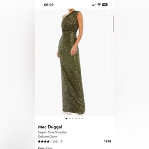 LIKE NEW! Worn only few hours! Mac Duggal size 4